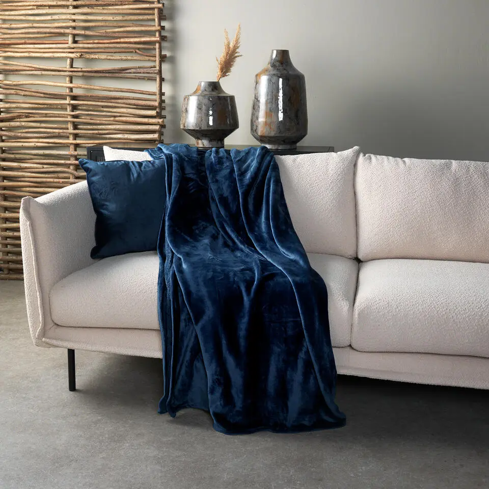 Plaid Charlie - Insignia Blue - 200x220 cm
