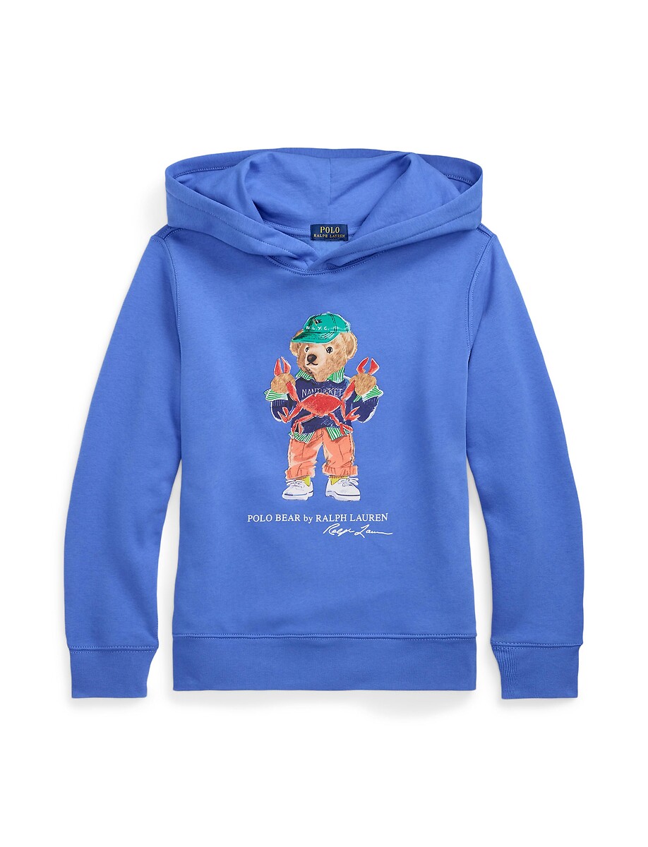 POLO RALPH LAUREN<br>Moletom com capuz em molton