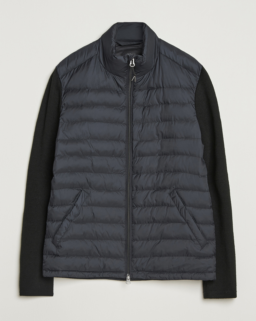 GANT Mixed Media Hybrid Jacket Black