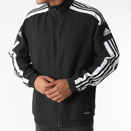 Veste Zippée A Bandes GK9549 Noir