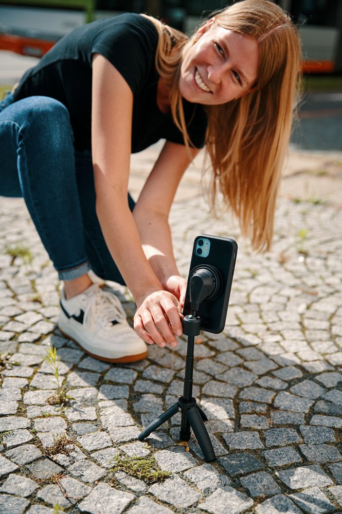 Fidlock VACCUM mini tripod base - Magnetischer Smartphone-Halter mit kleinem Stativ kaufen | Bike-Discount