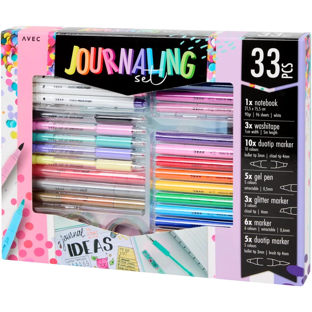 Journaling set 33-delig