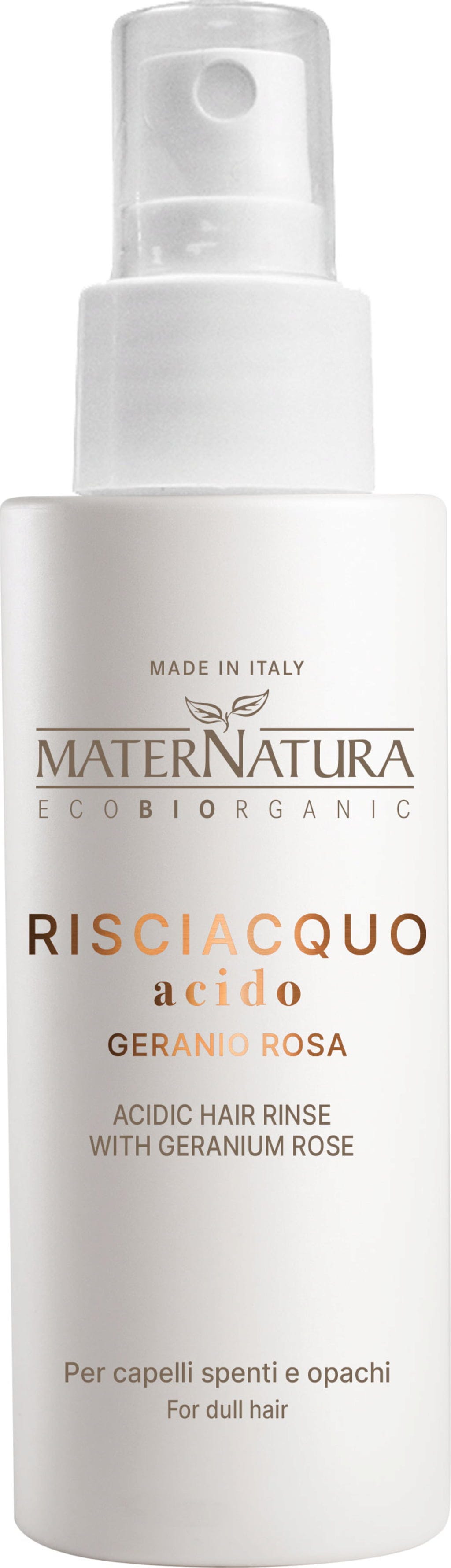 MaterNatura  Saure Leave-in-Pflege mit Rosengeranie, 150 ml