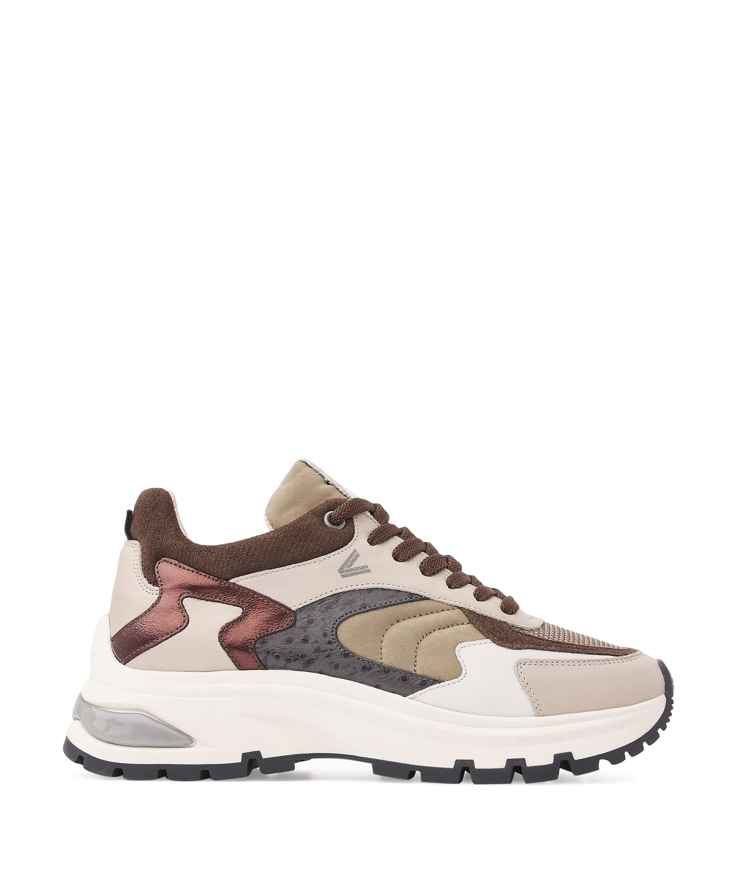 VIA VAI Liz Leighton dames sneakers beige