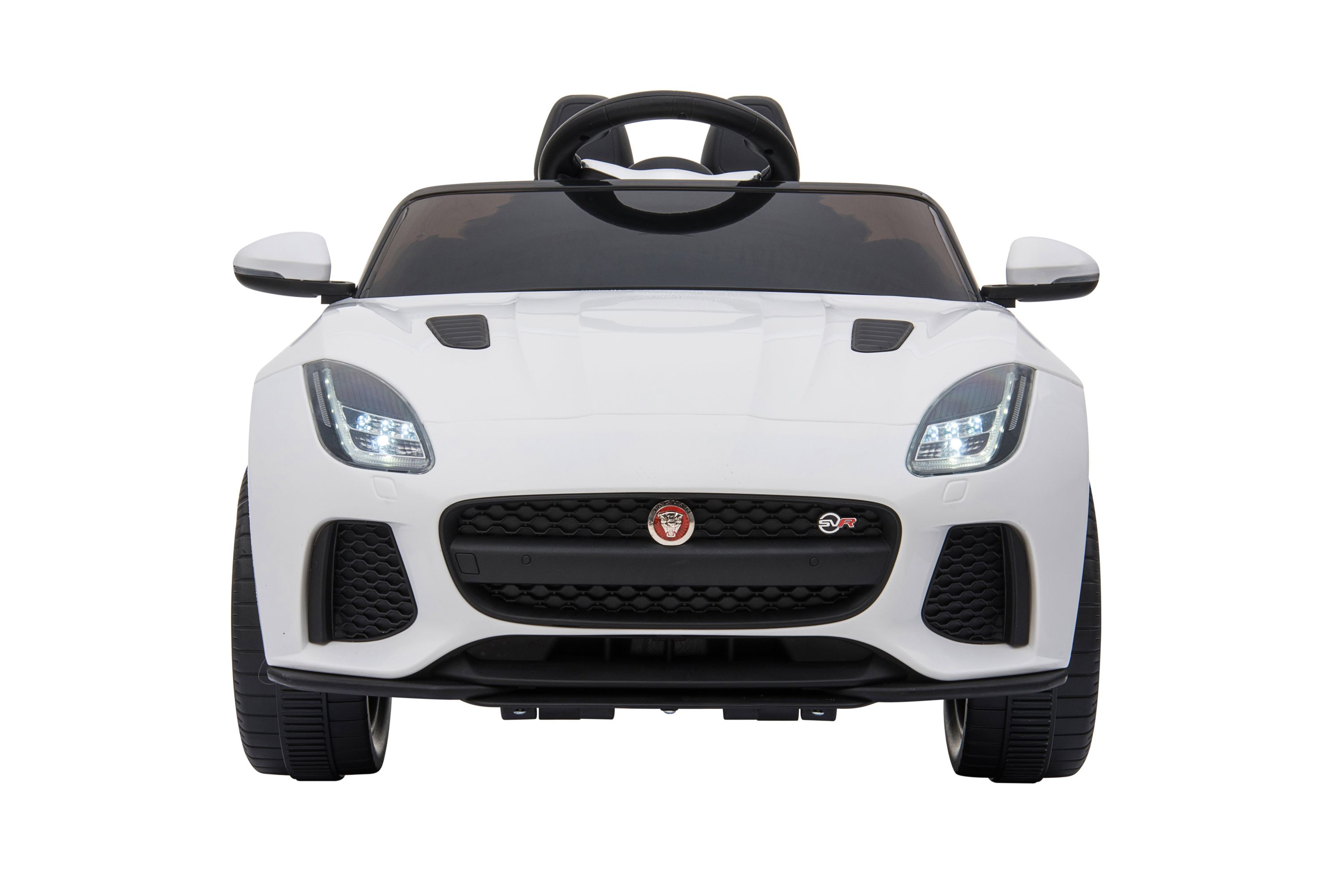 Elektroauto Kinder Jaguar weiss