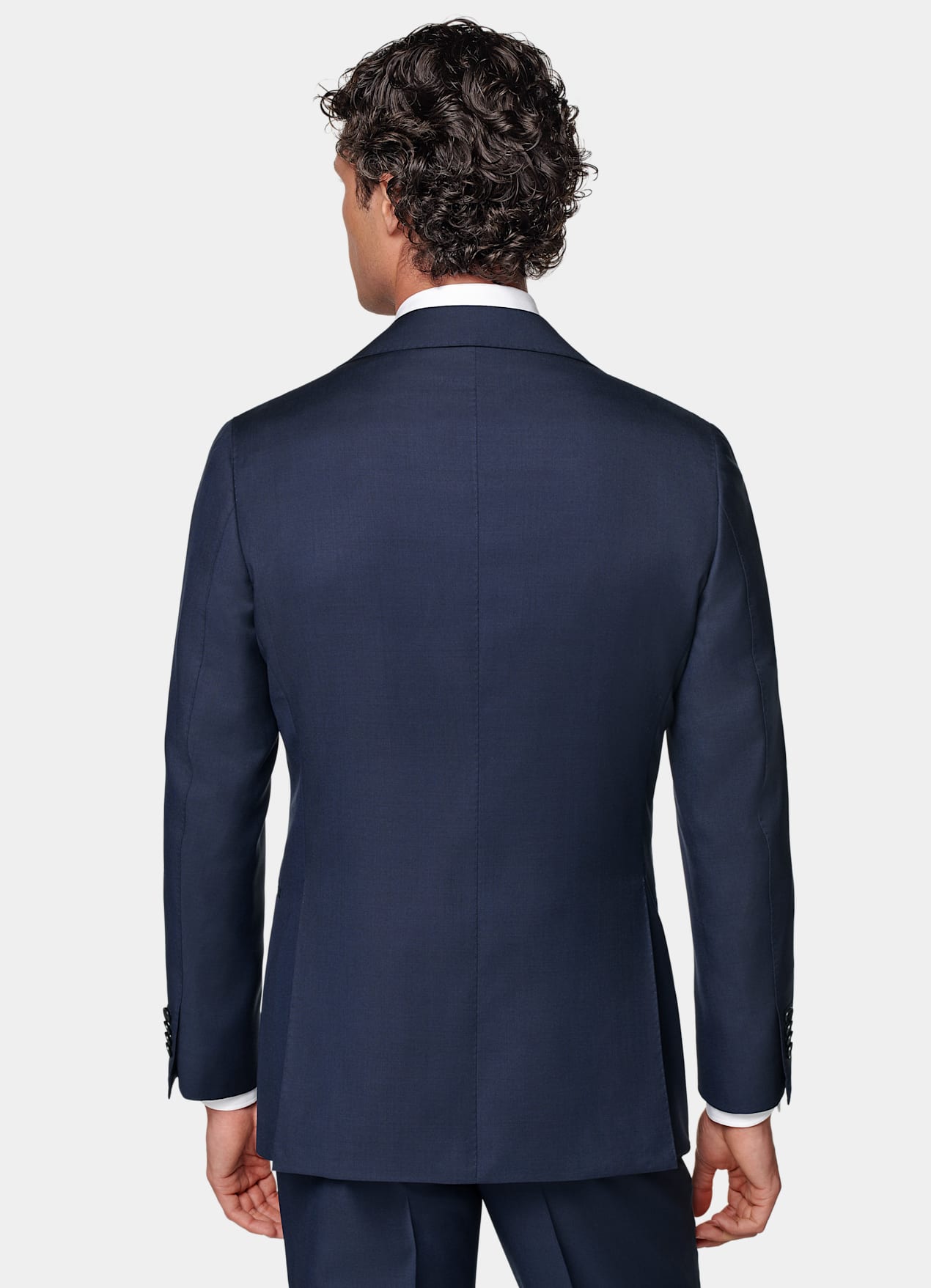 Costume sur mesure Custom Made bleu moyen à carreaux
