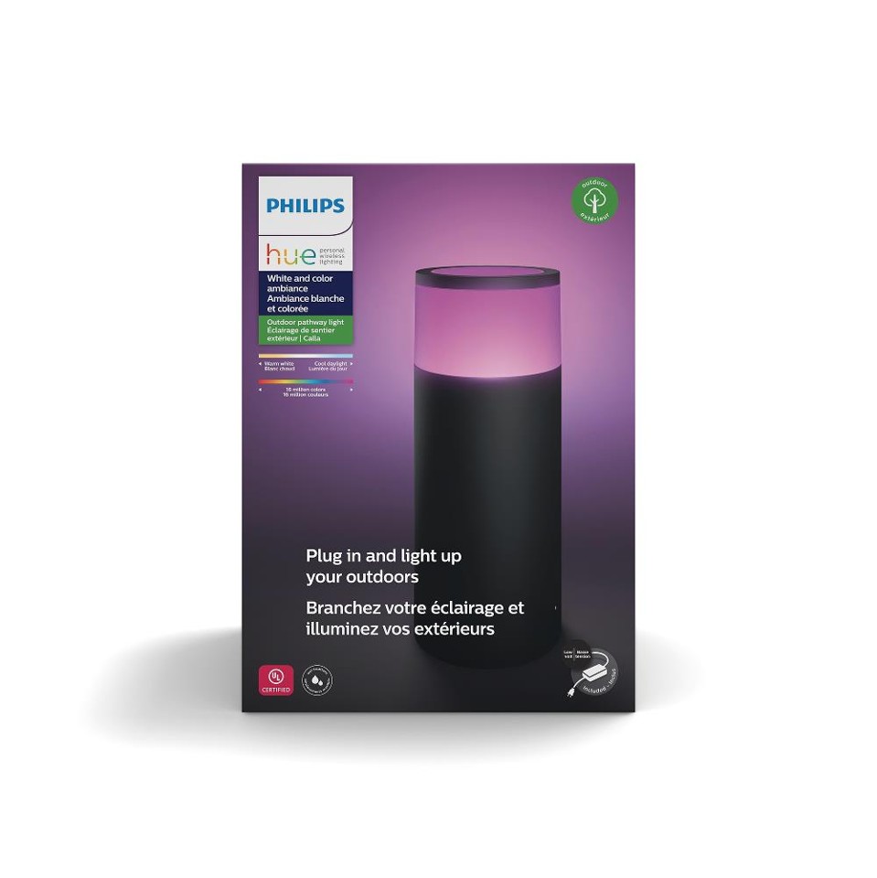 Philips Hue -Calla Outdoor Pedestal Extension - White & Color Ambiance