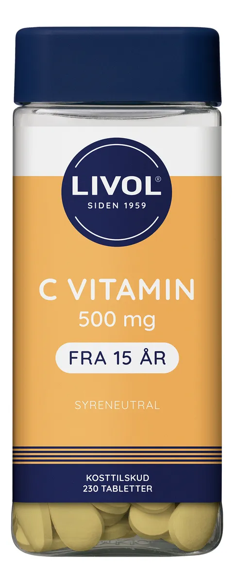 Livol C-vitamin 500 mg - 230 tabl.