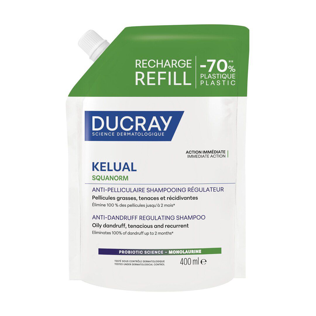 DUCRAY  Squanorm Champô Caspa Oleosa Refill - 400ml