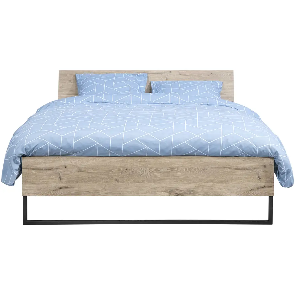 Bed Dex - eikenkleur - 140x200 cm