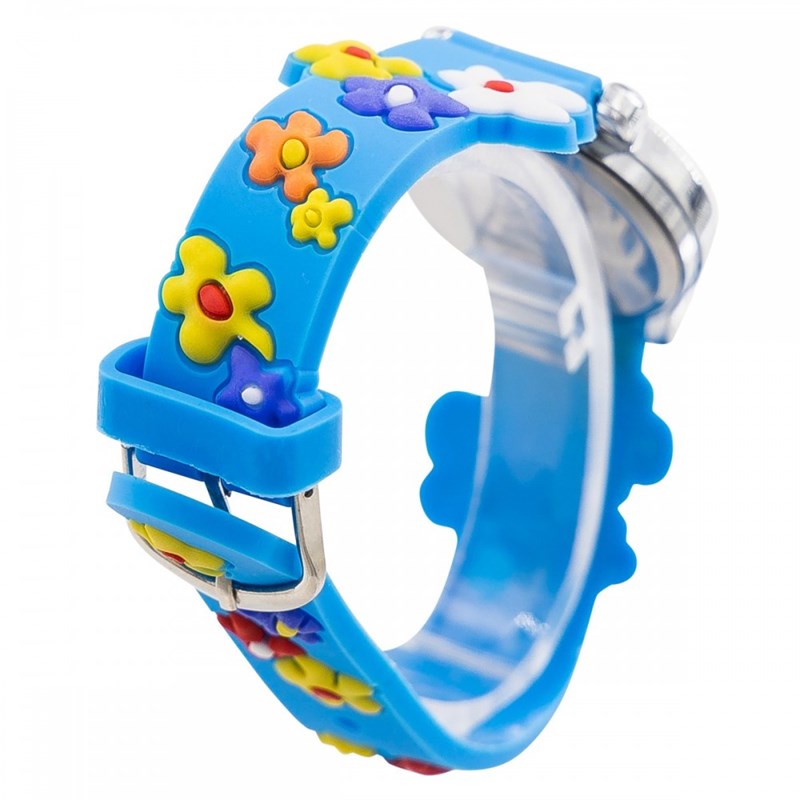 Montre enfant Fille CHTIME bracelet Silicone Bleu