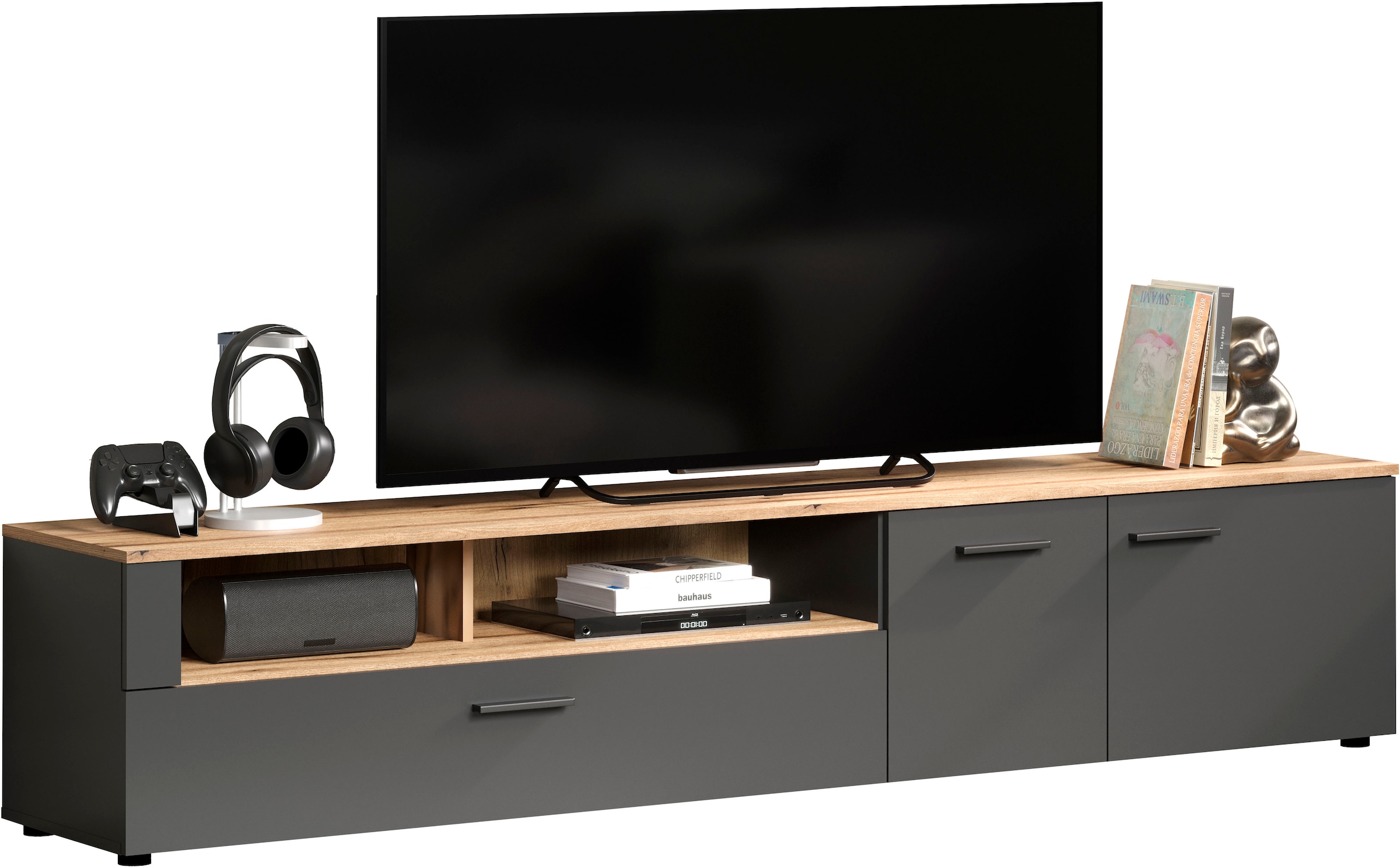 INOSIGN Lowboard »Estepona TV-Kommode« 1 Stk. tlg. TV-Board, Breite 210 cm, Elegant und modern