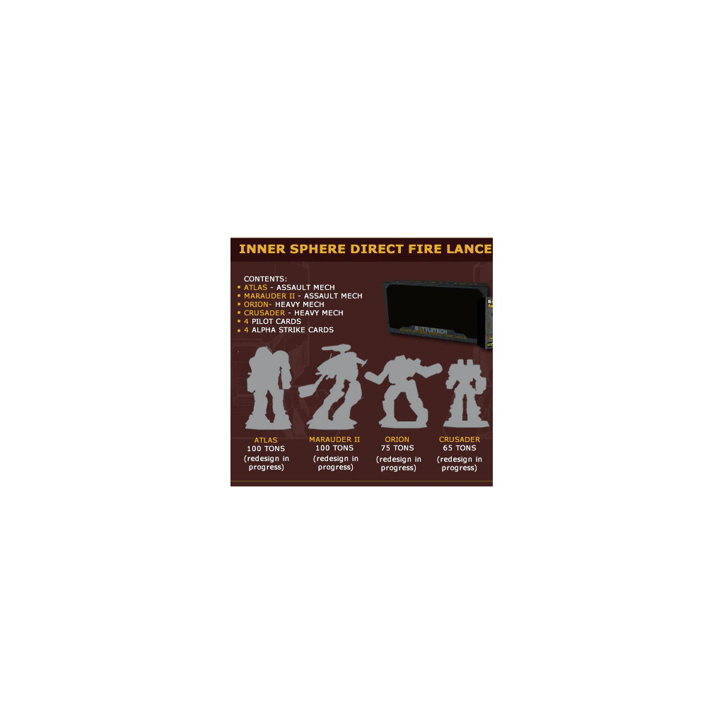 BattleTech - Inner Sphere Direct Fire Lance