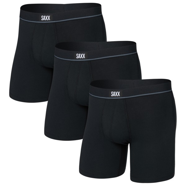Saxx - Essential Cotton Boxer Brief Fly 3-Pack - Sous-vêtement