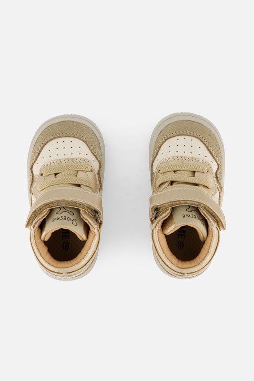 Shoesme leren lopen sneakers goud