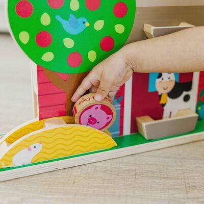 Melissa & Doug GO TOTs Låve med 4 Disker