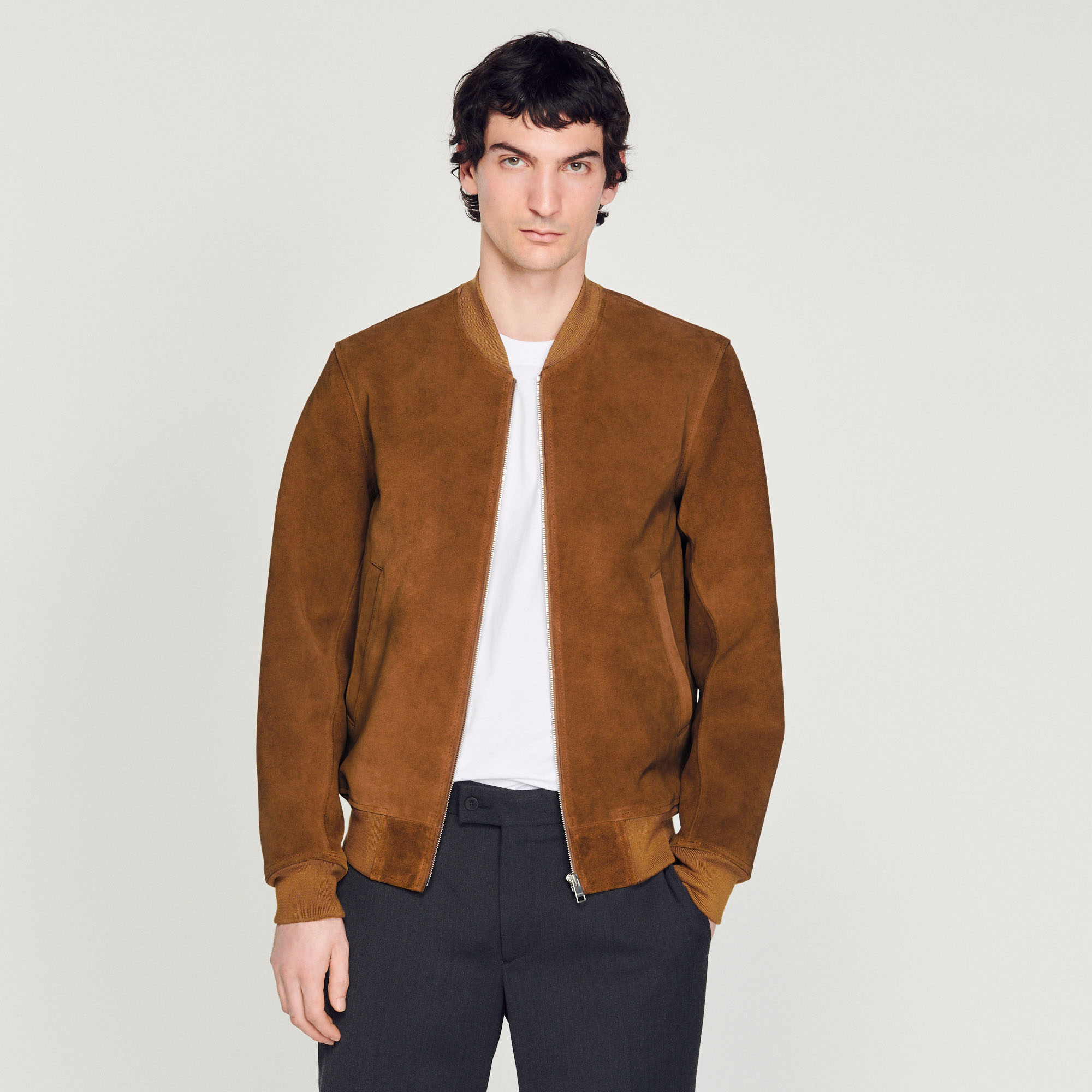 Blouson en cuir d'une tannerie certifiee