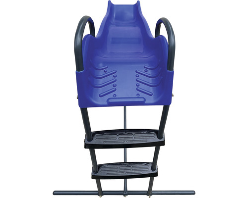 Kinderglijbaan, vrijstaand, met wateraansluiting, kunststof, blauw