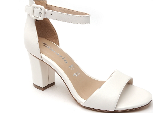 Tamaris nu pieds talons femme 28326 42 blanc