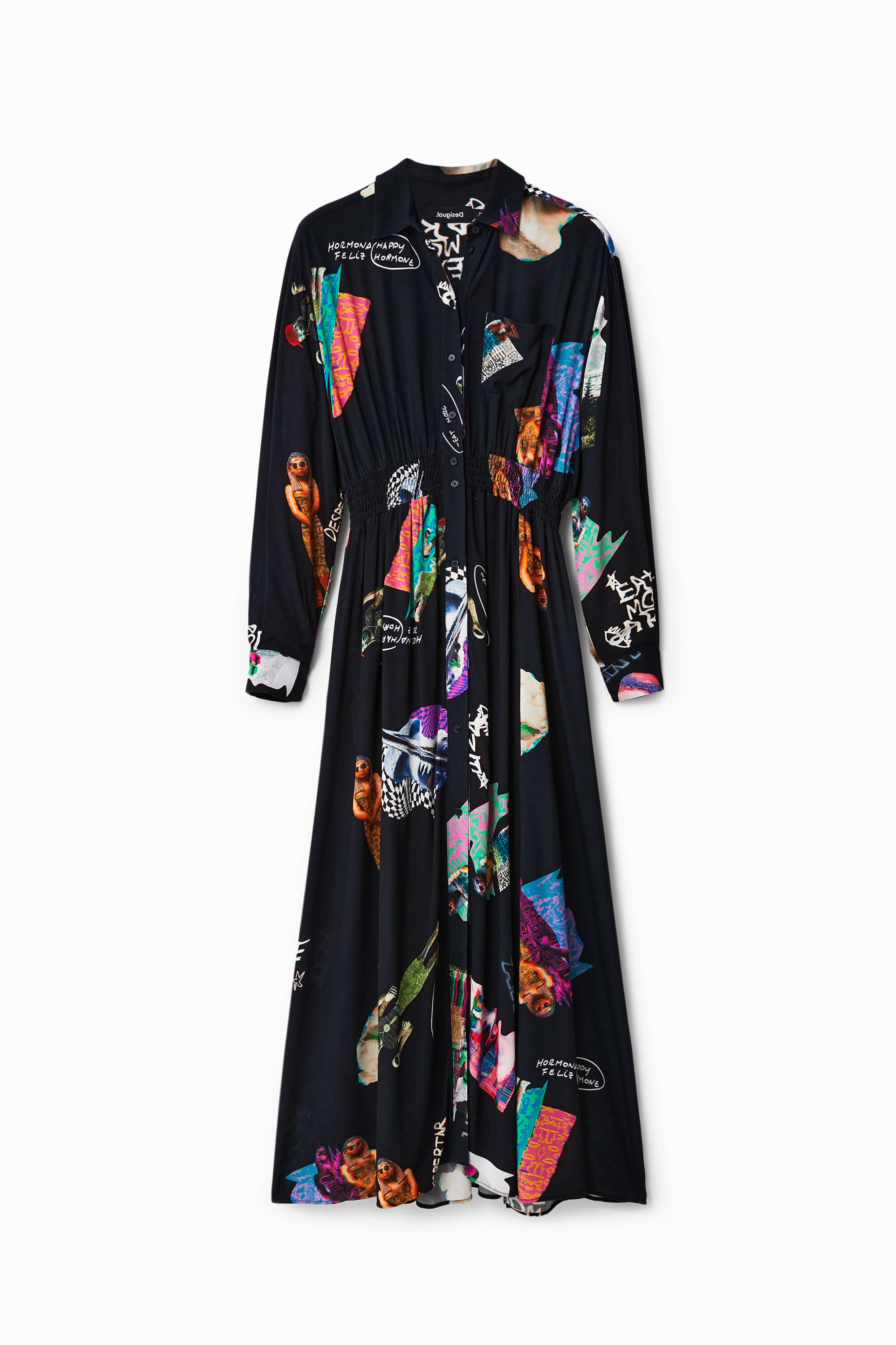 Robe chemise midi