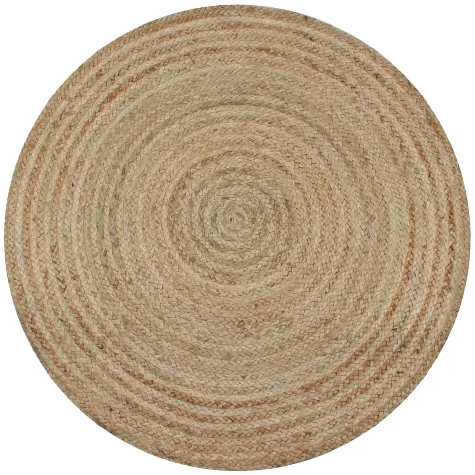 vidaXL - Tapijt - Beige - Jute - 120 cm