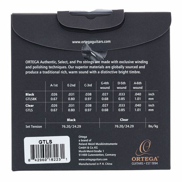 Ortega GTLS Guitarlele Strings