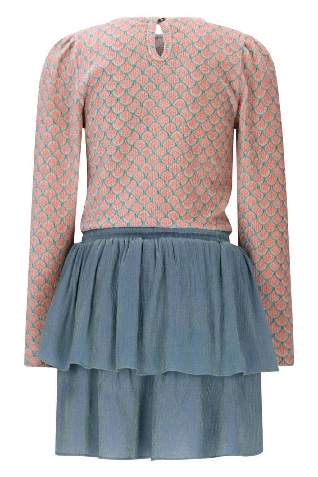 NONO midi jurk blauw