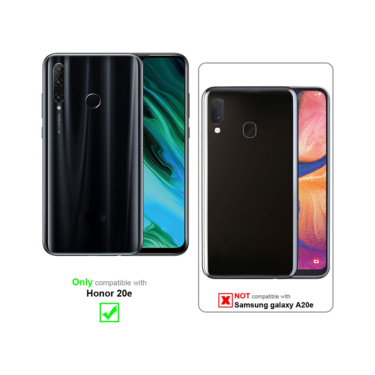 Honor 20e 3x Skjermbeskytter Skärmskydd