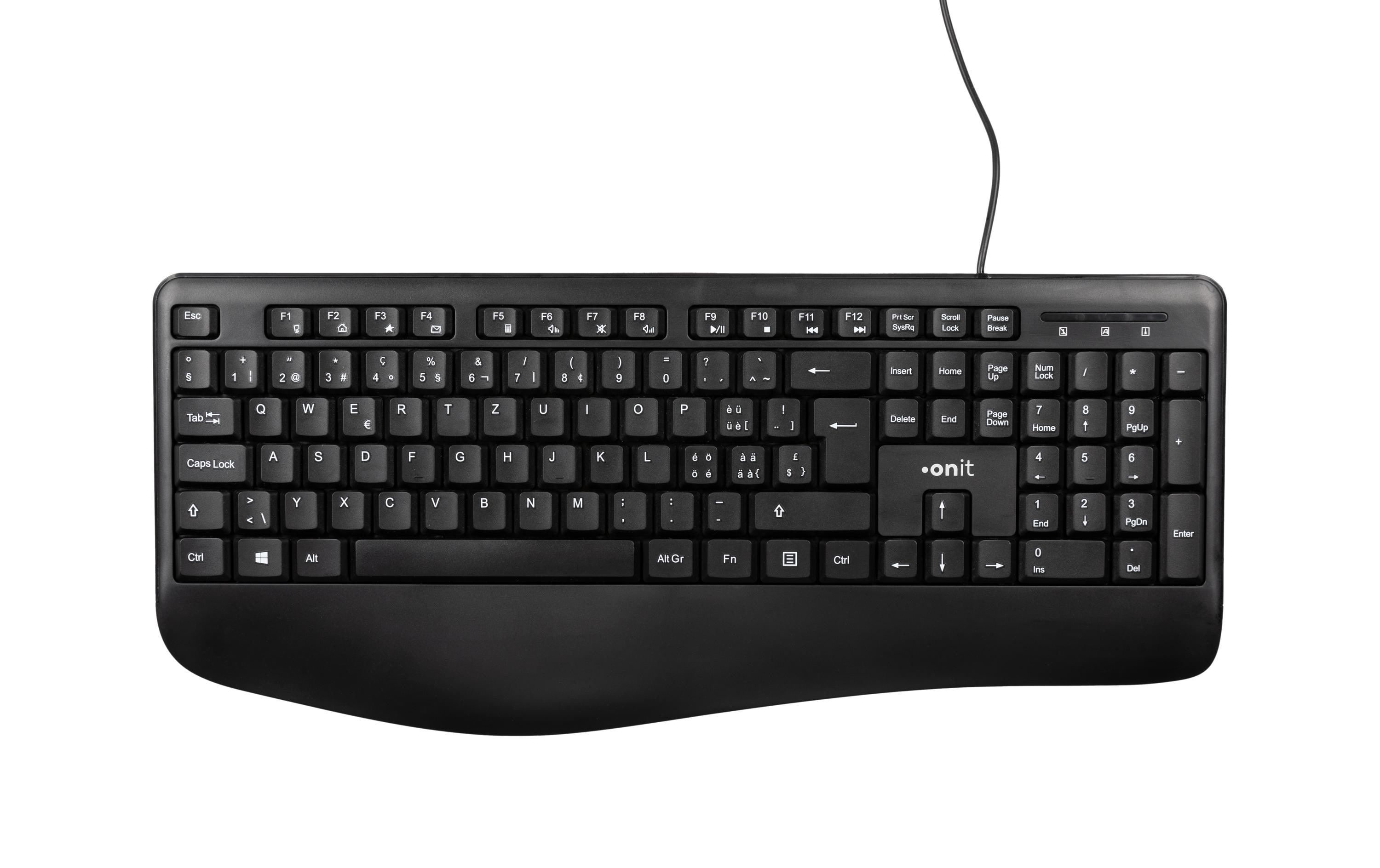 Tastatur-Maus-Set CH-LayoutSet bestehend aus Plug-and-Play-Tastatur und -Maus