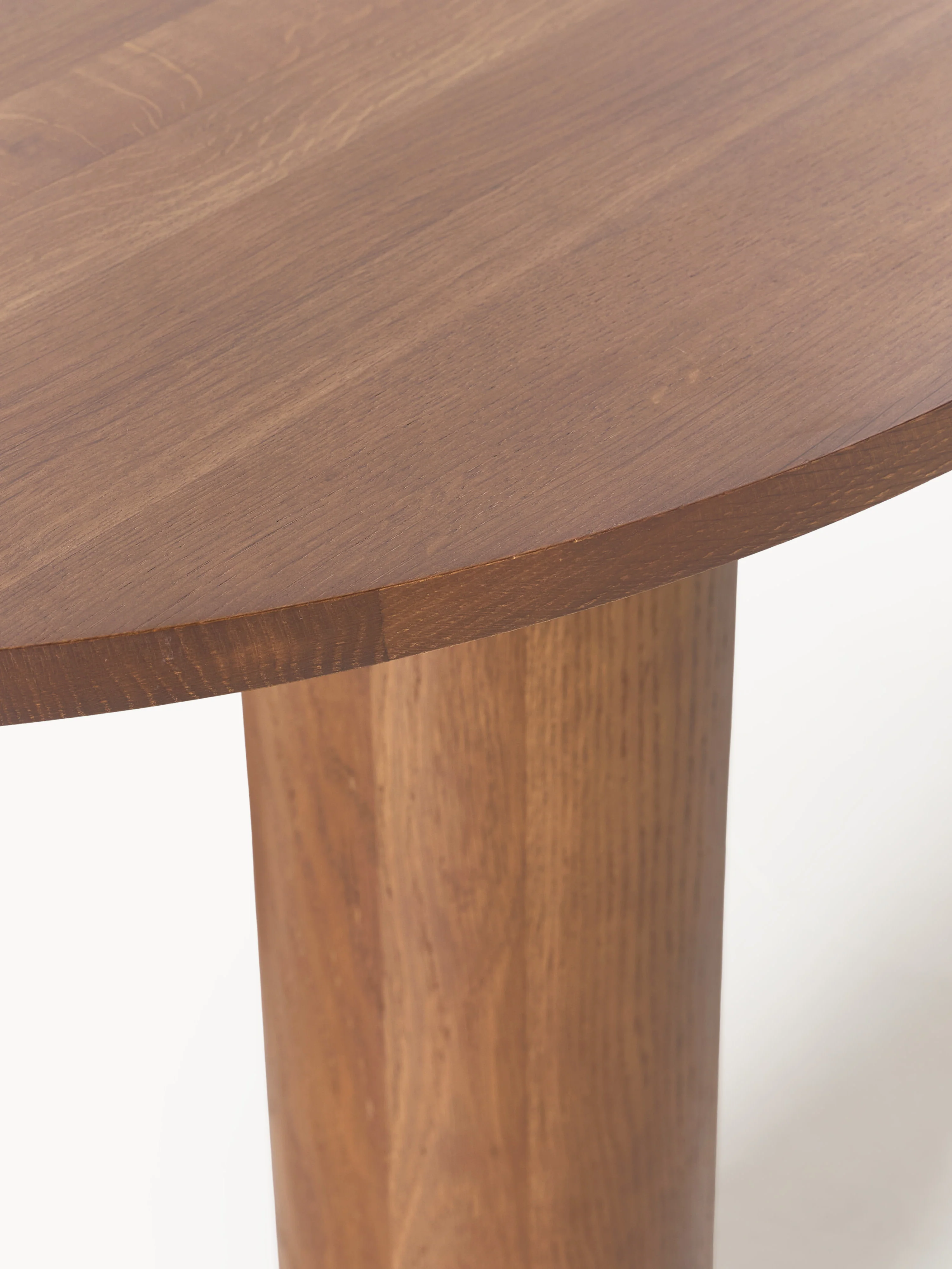 Ovale eettafel Dunia van eikenhout, in verschillende formaten
