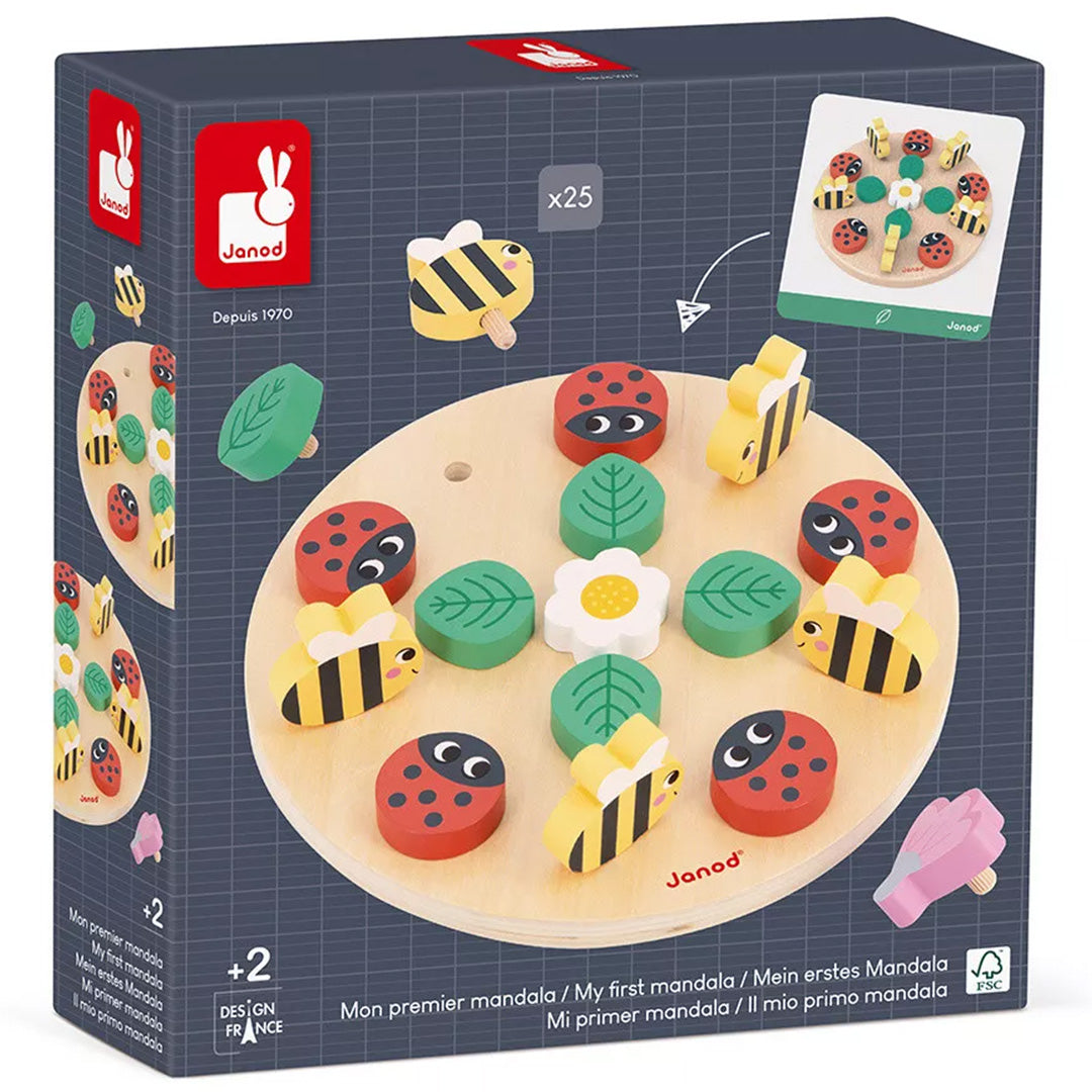 Janod puzzelspel mandala - de tuin