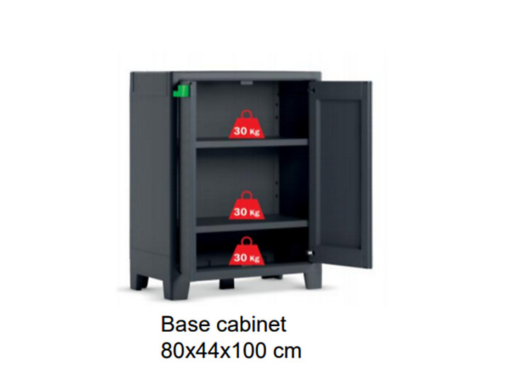 Armoire de rangement extérieure basse Moby Keter