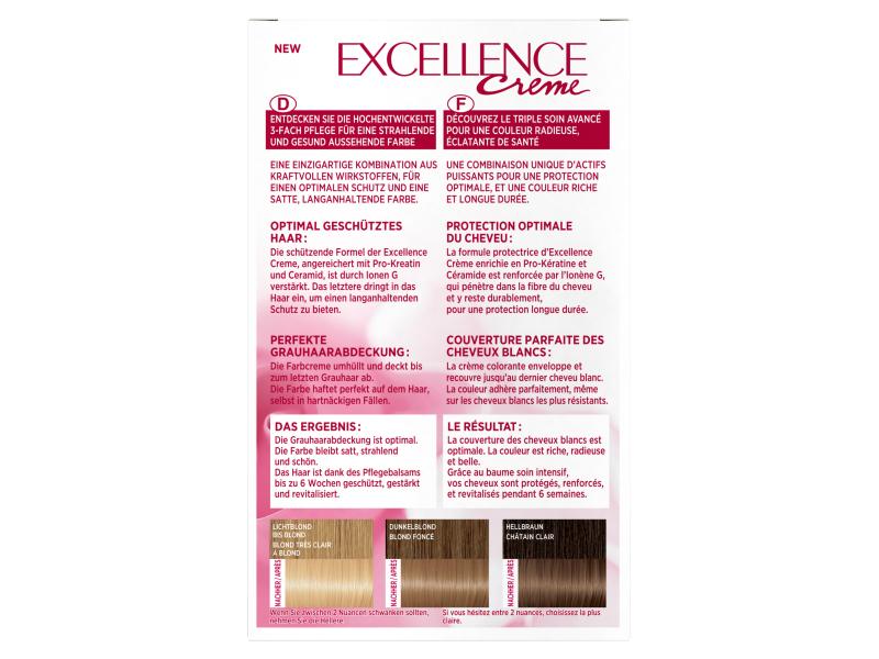 L'Oréal Paris Haarcoloration 9 Sehr Helles Blond 3-fach Pflege-Coloration