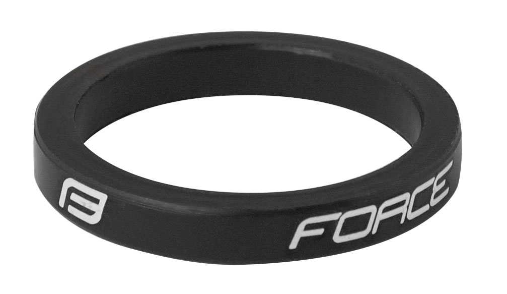 Force 5 mm sort alu spacer 1 1/8