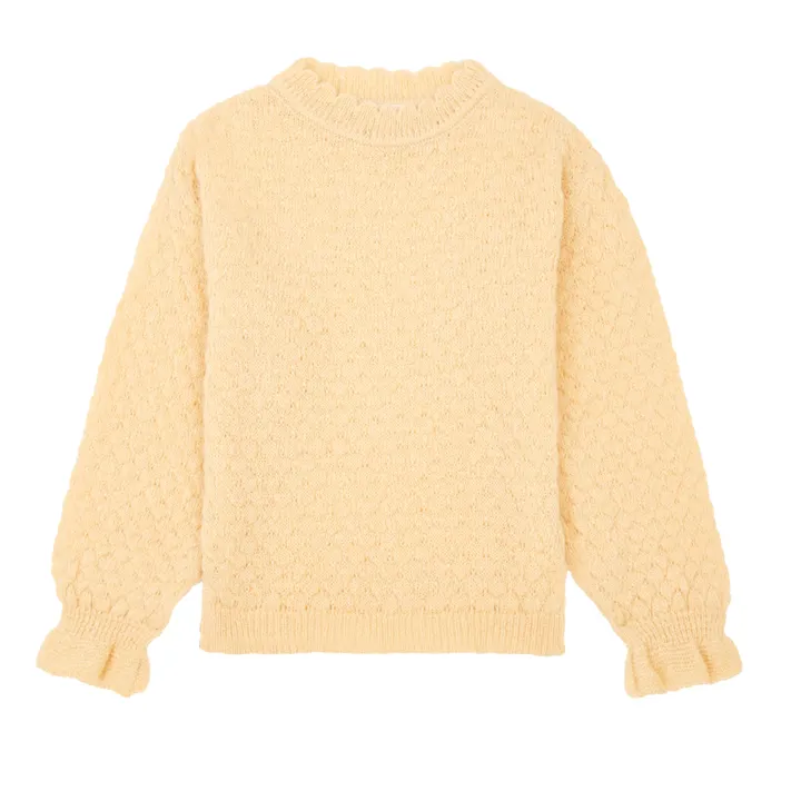 Búho Pull Ajouré Boho | Vanille