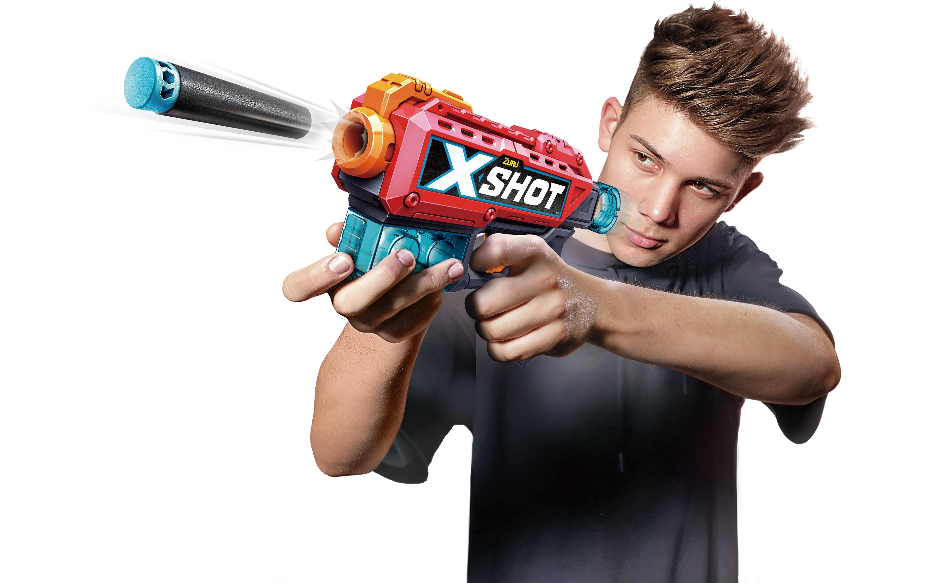 X-Shot Kickback mit 8 DartsDart-Blaster