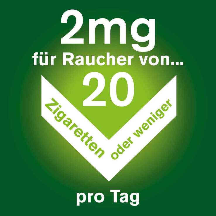 nicorette Kaugummi whitemint, 2 mg Nikotin, 105 St