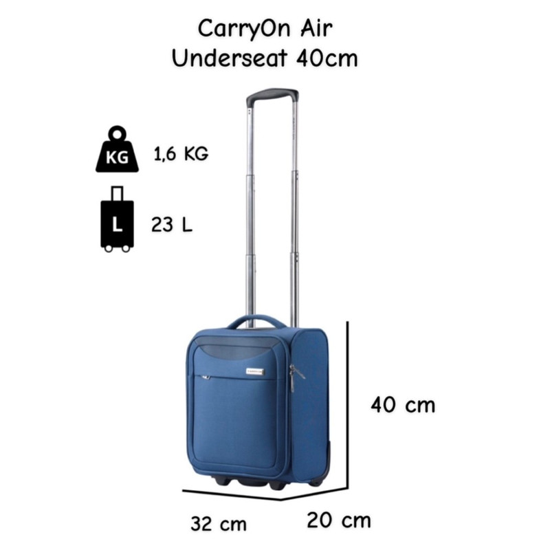 CarryOn Air Underseat 40 cm koffer - Blue