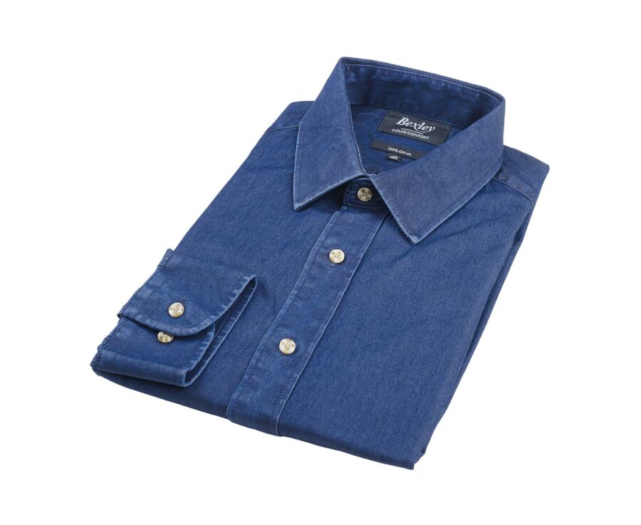 Chemise jean denim Indigo Foncé - JACQUIN