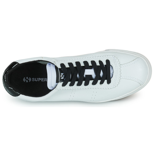 Superga - WHITE BLACK - Blanc