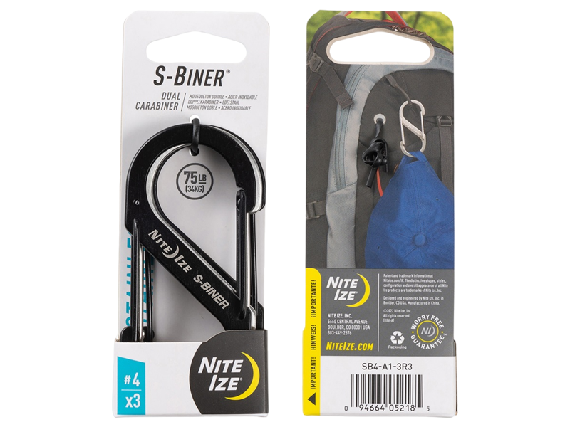 S-Biner Karabijnhaak 3-Pack #2