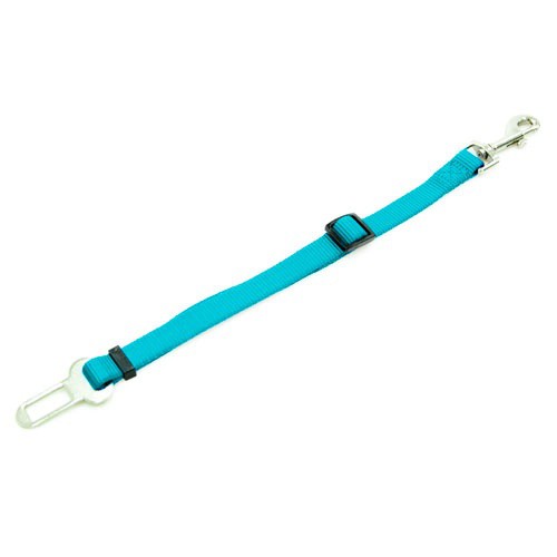 Cinto de segurança azul para carro TK-Pet para cães