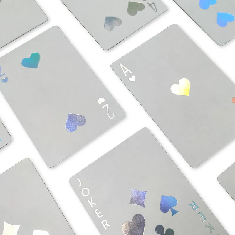 Holographisches Karten Deck Kartenspiel Gesellschaftsspiel für Poker / Rommé / Canasta / Bridge - Irisierend