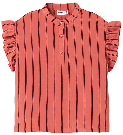 Name It T-Shirt - NkfHeik - Gewürzt Coral/Krapp Brown
