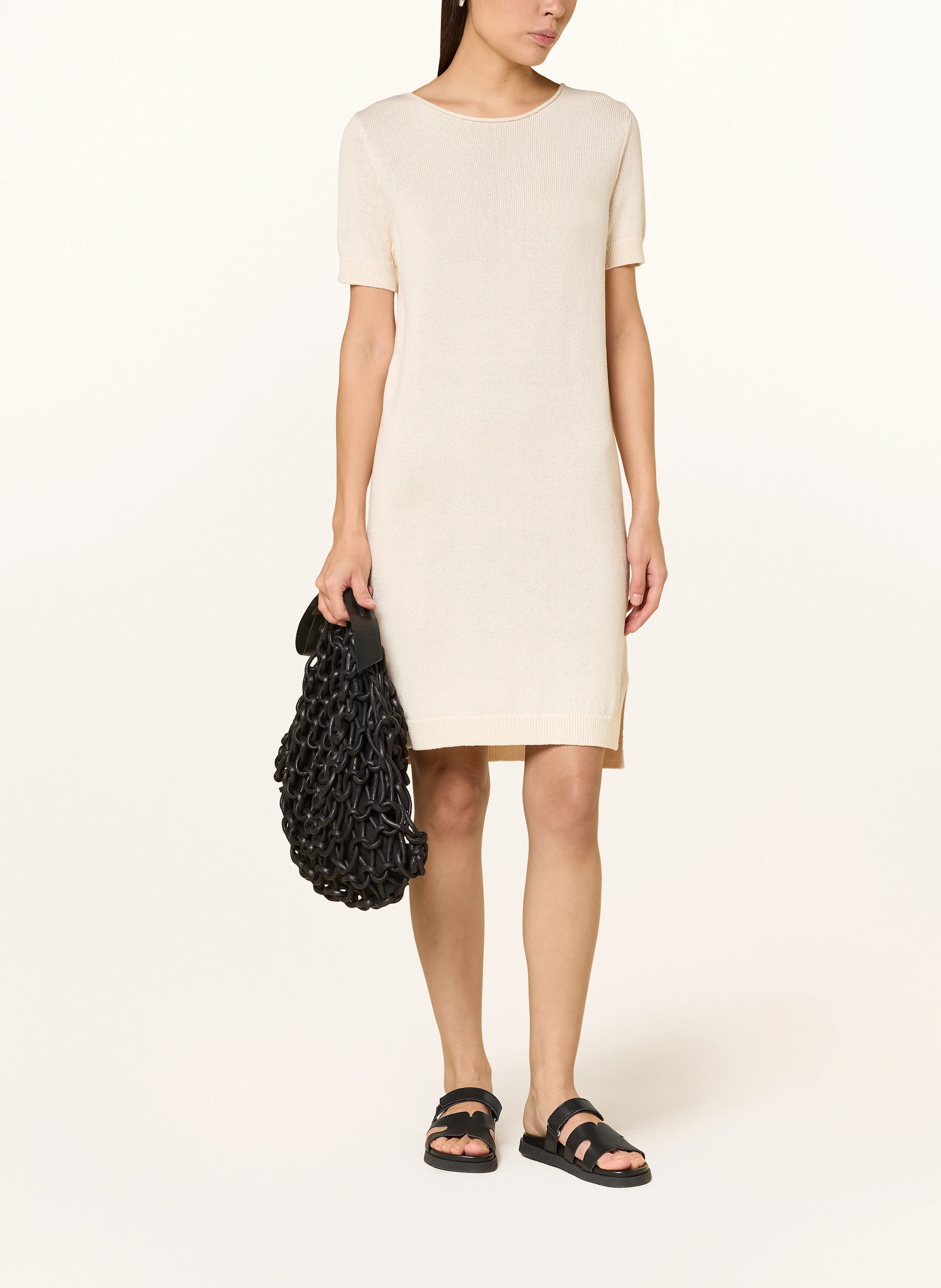 Marc O'Polo Strickkleid mit Leinen