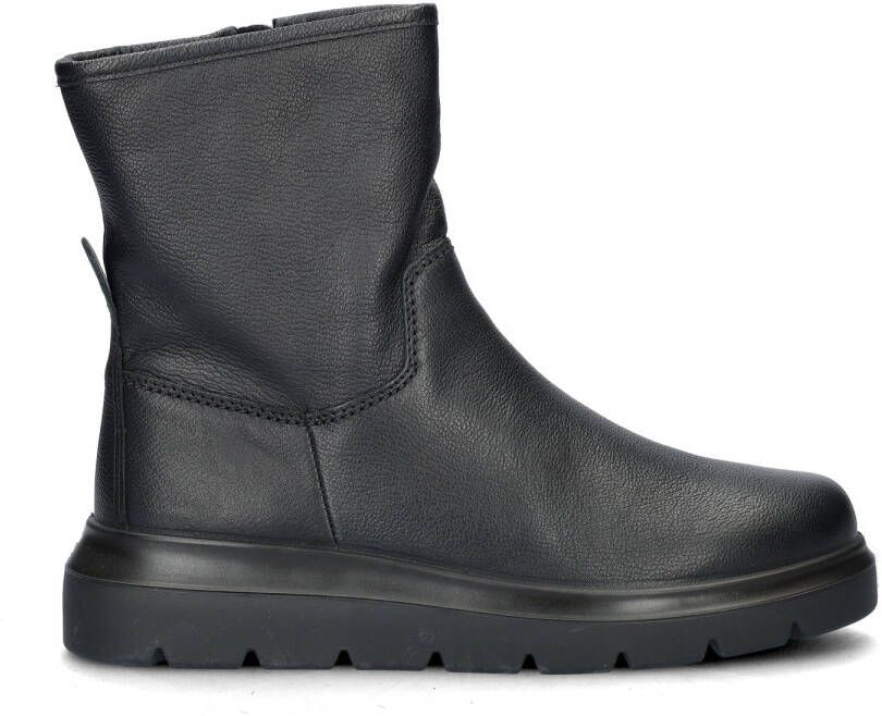 ECCO Nouvelle enkellaarsjes zwart Textiel Dames