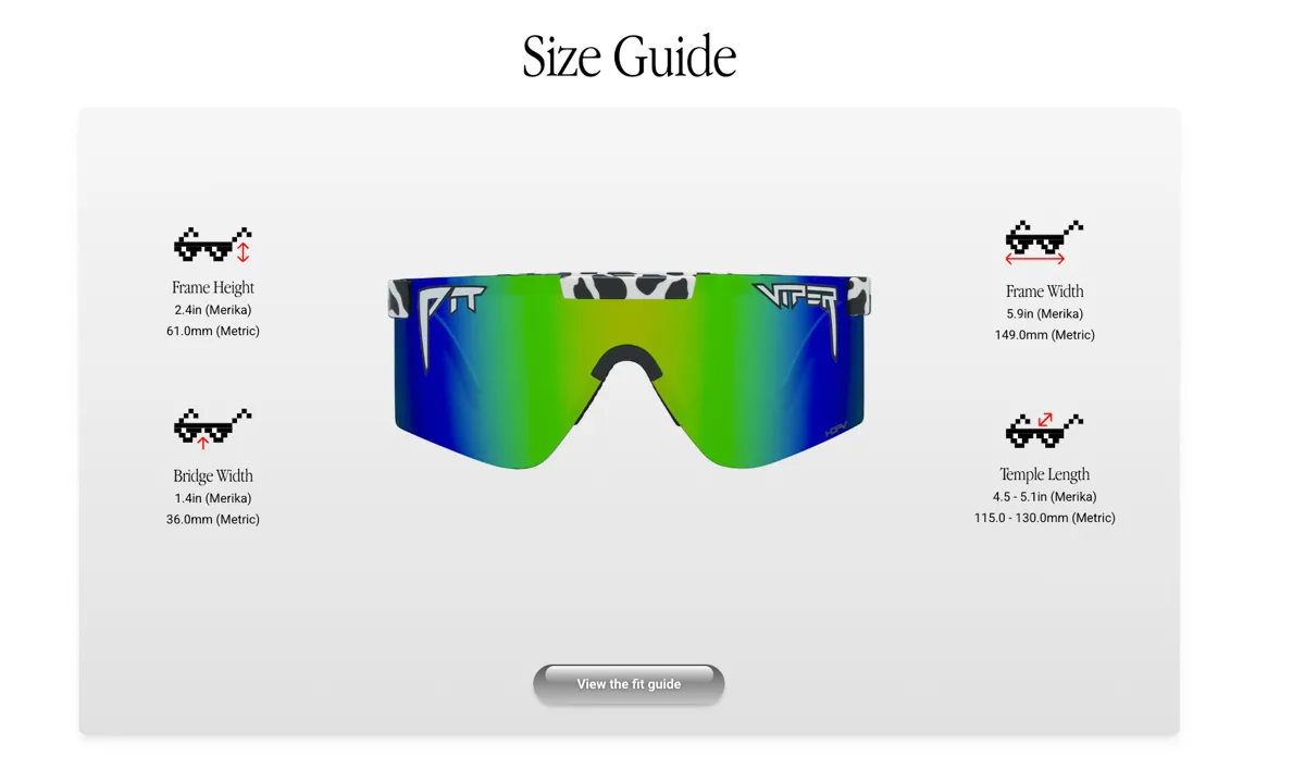 Pit Viper The Originals The Cowabunga Polarized Blue-green Wide