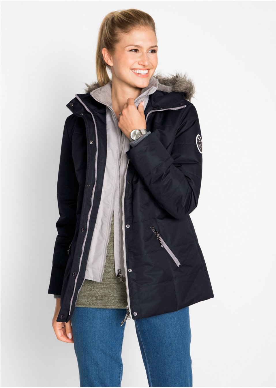 Veste d'hiver style 2 en 1