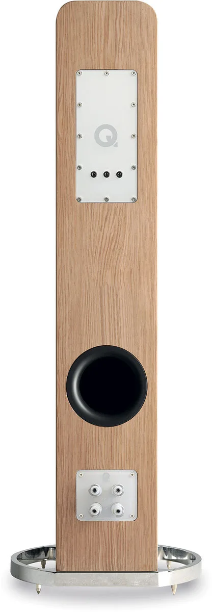 Q Acoustics Concept 500 Blanc & Chêne (la paire) Enceintes colonne
