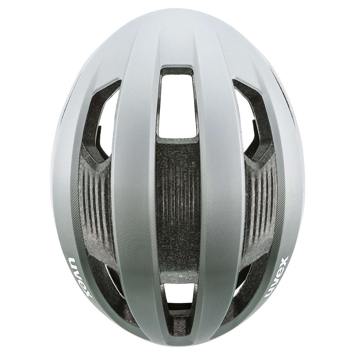 Uvex Rise CC Tocsen Race Fietshelm Groen/Zilver